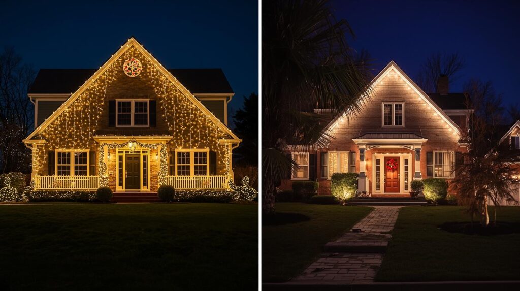 Professional Installation vs. DIY Christmas Lights